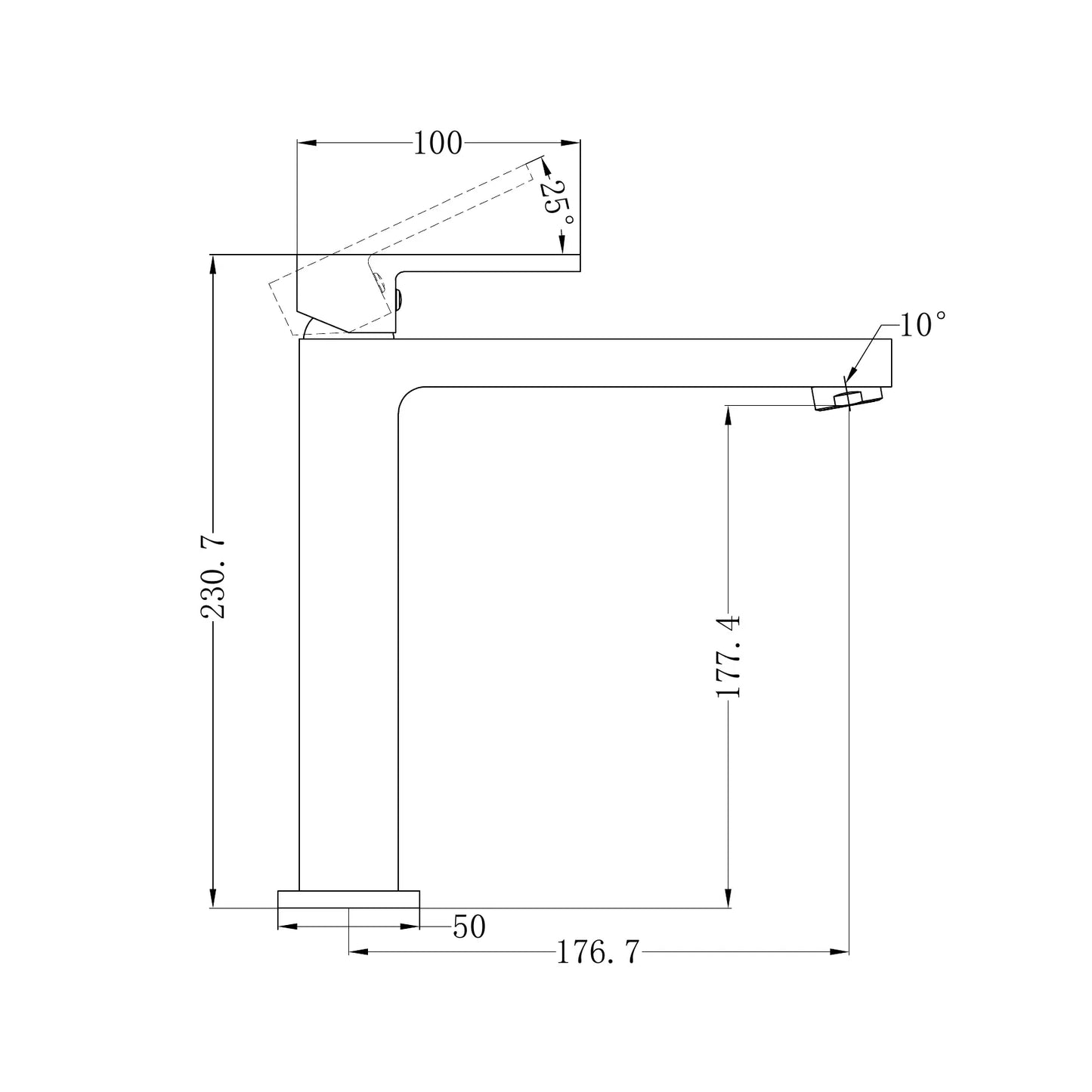 Ecco Tall Basin Mixer