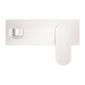 ECCO WALL BASIN/BATH MIXER BN (NR301307ABN) BRUSHED NICKEL