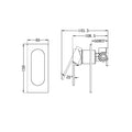 Nero Ecco Shower Mixer Chrome - Bath Shower Mixers