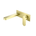 ECCO WALL BASIN/BATH MIXER BG (NR301310ABG) BRUSHED GOLD