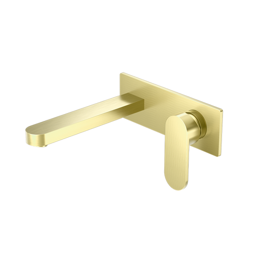 ECCO WALL BASIN/BATH MIXER BG (NR301310ABG) BRUSHED GOLD