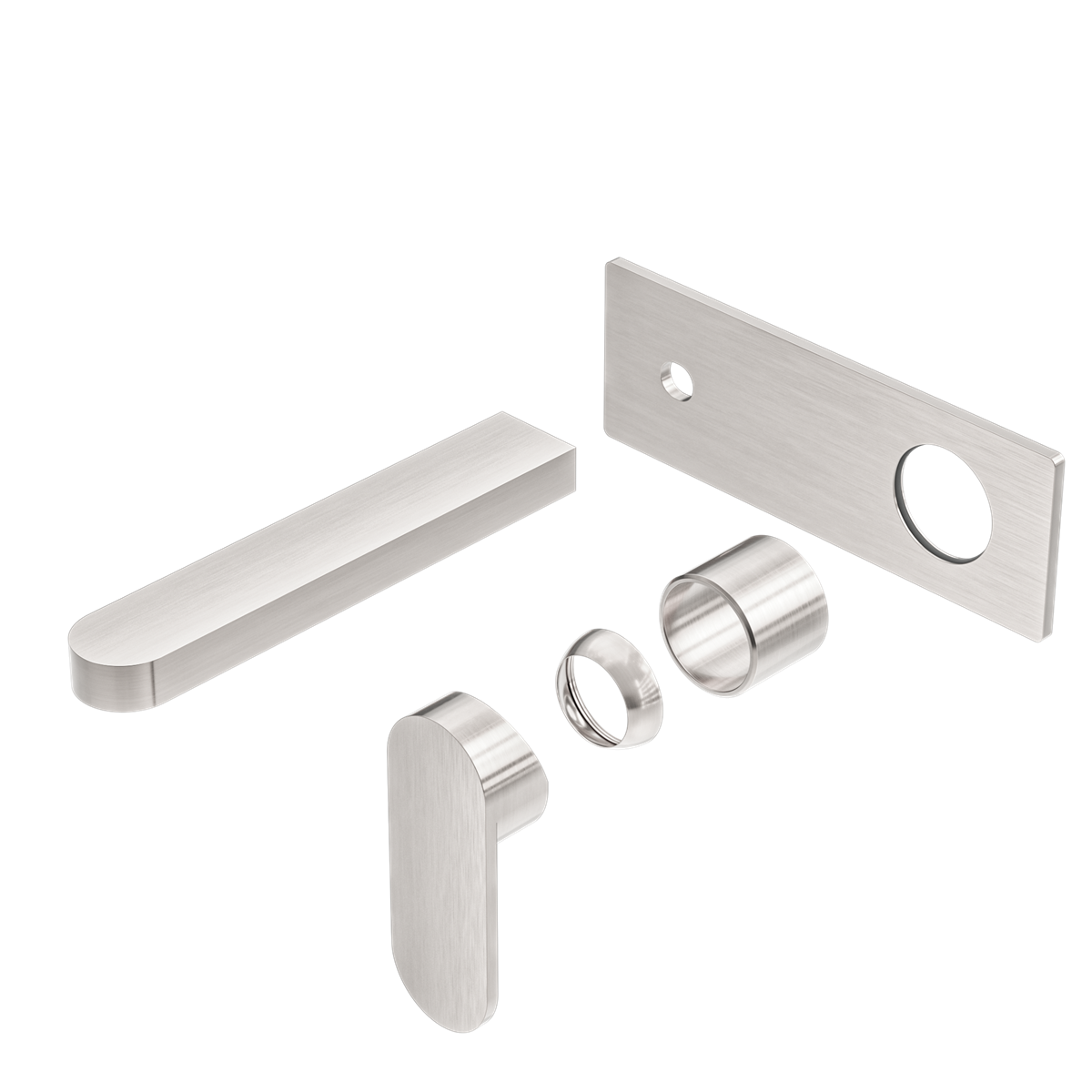 ECCO WALL BASIN/BATH MIXER TRIM KITS ONLY BRUSHED NICKEL