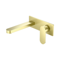 ECCO WALL BASIN/BATH MIXER BRUSHED GOLD