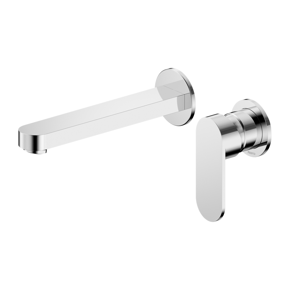 ECCO WALL BASIN/BATH MIXER SEPARATE BACK PLATE 60MM CHROME