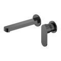 ECCO WALL BASIN/BATH MIXER SEPARATE BACK PLATE 60MM GUN METAL