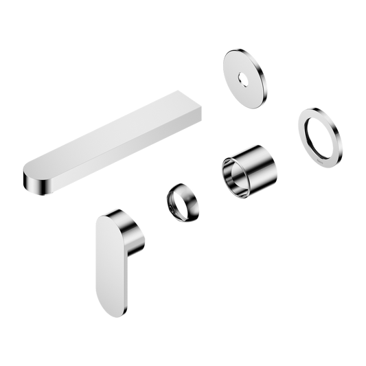 ECCO WALL BASIN/BATH MIXER SEPARATE BACK PLATE 60MM TRIM KITS ONLY CHROME