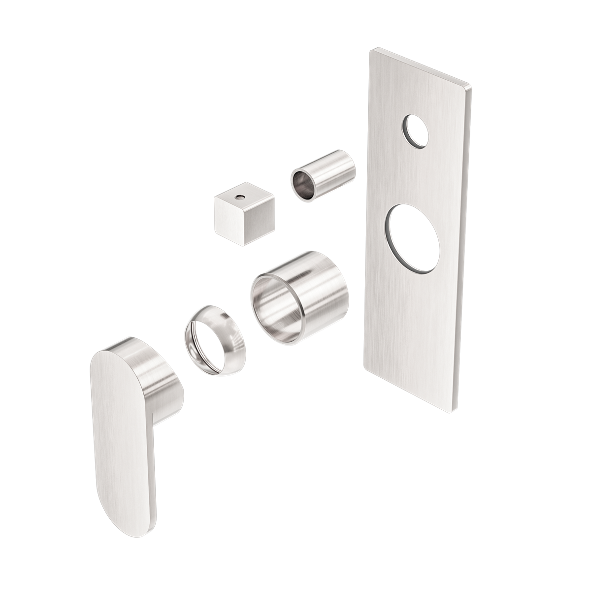 ECCO SHOWER MIXER WITH DIVERTOR TRIM KITS ONLY BRUSHED NICKEL
