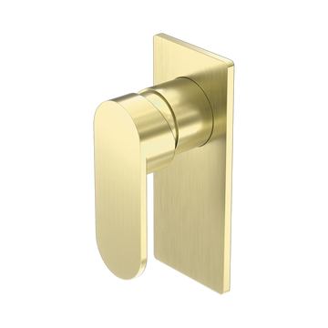 Ecco Shower Mixer Brushed Gold — Gold & Brass