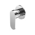 ECCO SHOWER MIXER 80MM ROUND PLATE CHROME