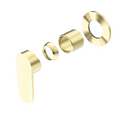 ECCO SHOWER MIXER 80MM ROUND PLATE TRIM KITS ONLY BRUSHED GOLD