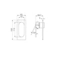 ECCO SHOWER MIXER TRIM KITS ONLY BRUSHED GOLD