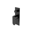 ECCO SHOWER MIXER WITH DIVERTOR MATTE BLACK