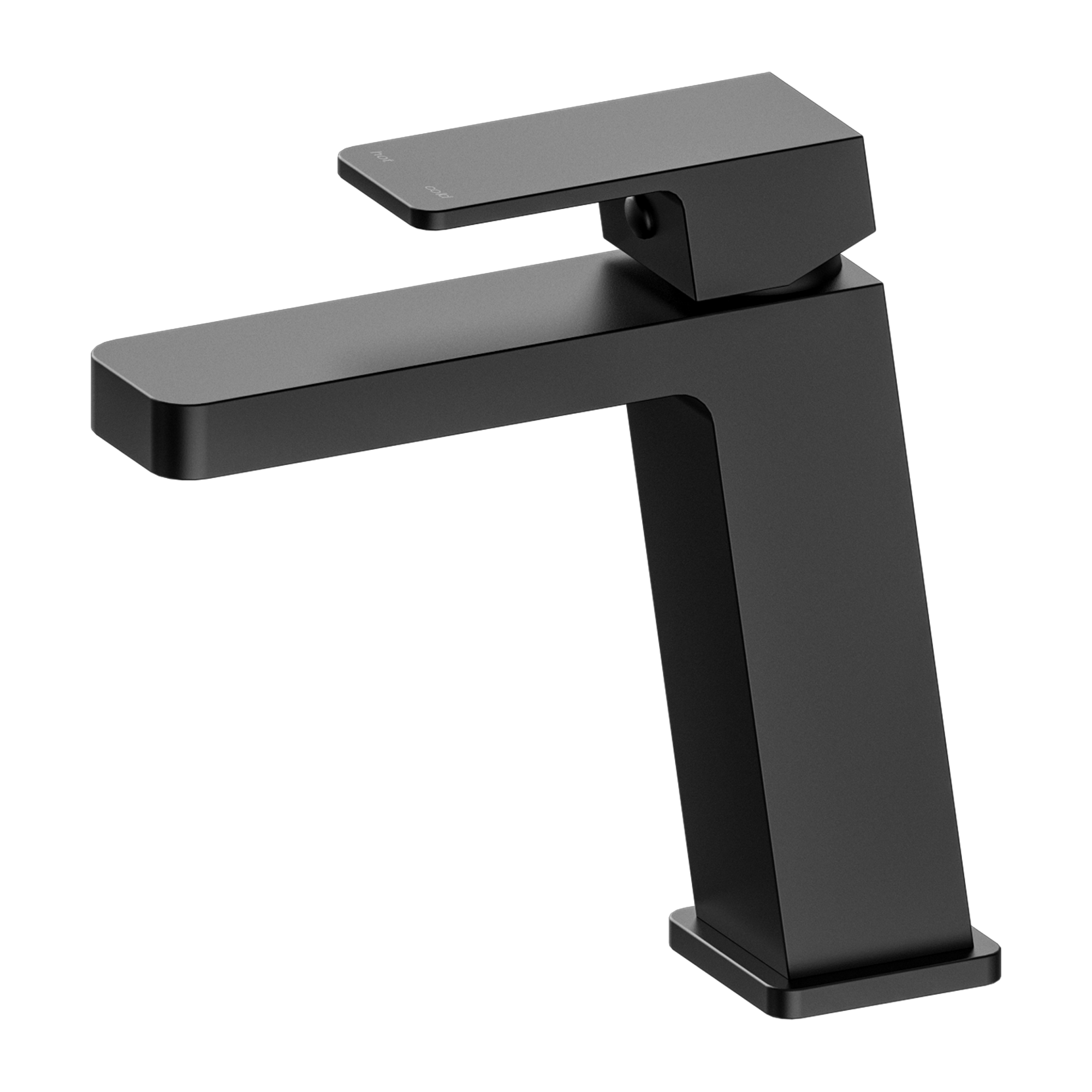 CELIA BASIN MIXER ANGLE SPOUT MATTE BLACK