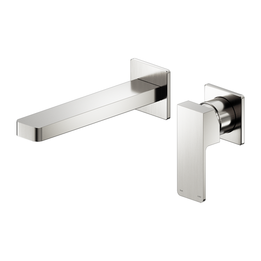 CELIA WALL BASIN/BATH MIXER SEPARATE BACK PLATE BRUSHED NICKEL