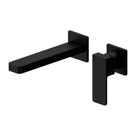 CELIA WALL BASIN/BATH MIXER SEPARATE BACK PLATE MATTE BLACK