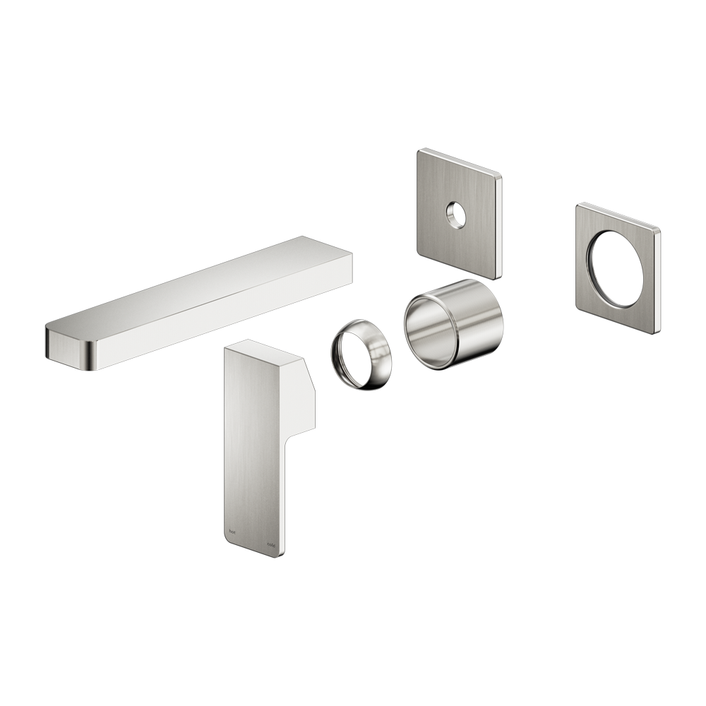 CELIA WALL BASIN/BATH MIXER SEPARATE BACK PLATE TRIM KITS ONLY BRUSHED NICKEL