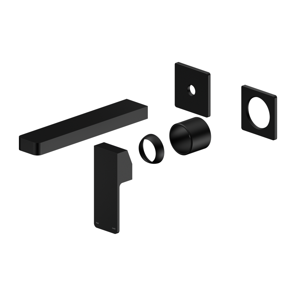 CELIA WALL BASIN/BATH MIXER SEPARATE BACK PLATE TRIM KITS ONLY MATTE BLACK