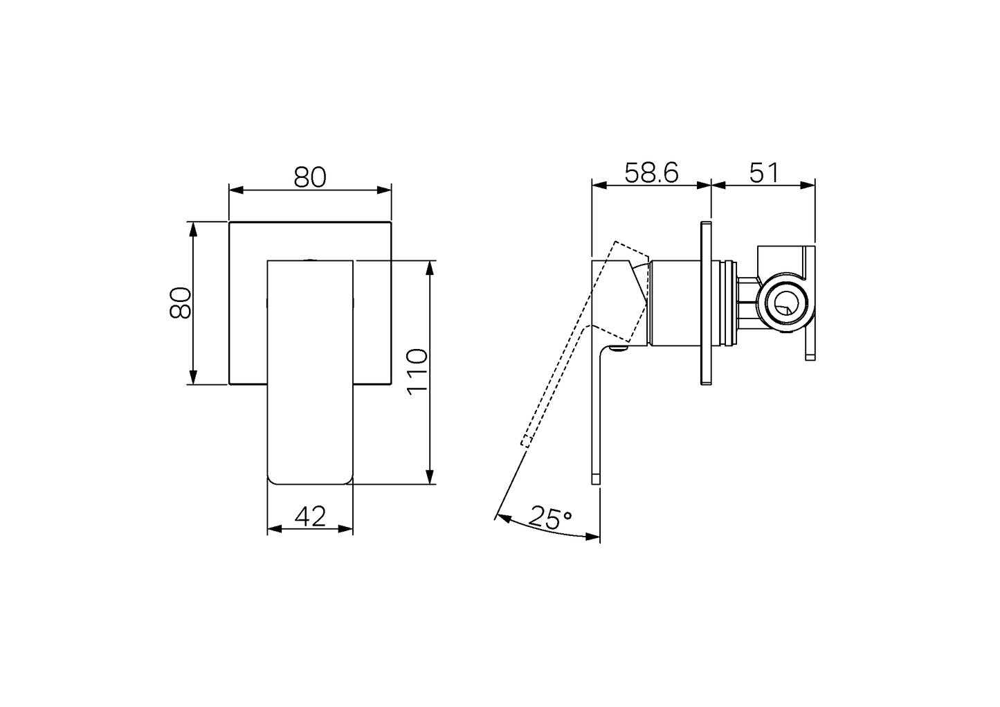 CELIA SHOWER MIXER BRUSHED NICKEL