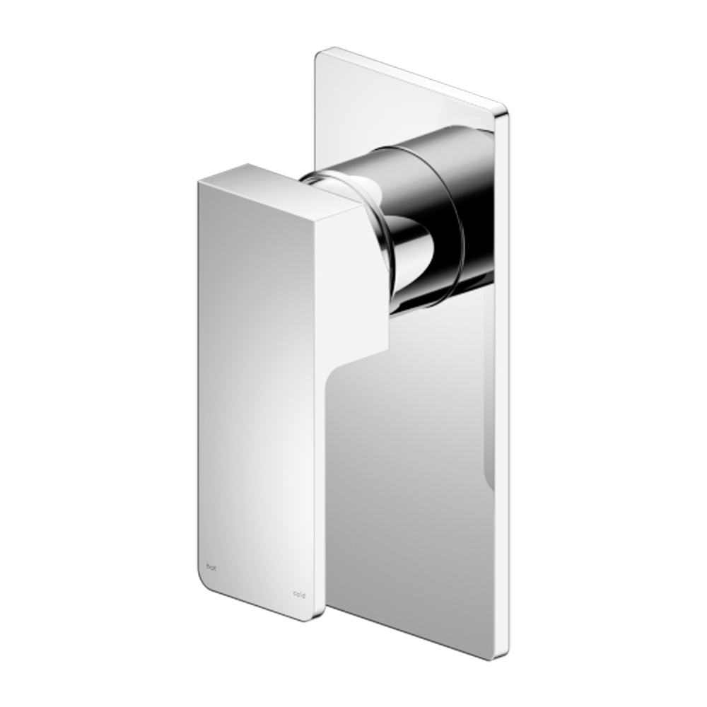 CELIA SHOWER MIXER RECTANGULAR BACKPLATE CHROME