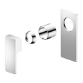 CELIA SHOWER MIXER RECTANGULAR BACKPLATE TRIM KITS ONLY CHROME