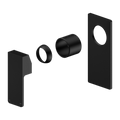 CELIA SHOWER MIXER RECTANGULAR BACKPLATE TRIM KITS ONLY MATTE BLACK