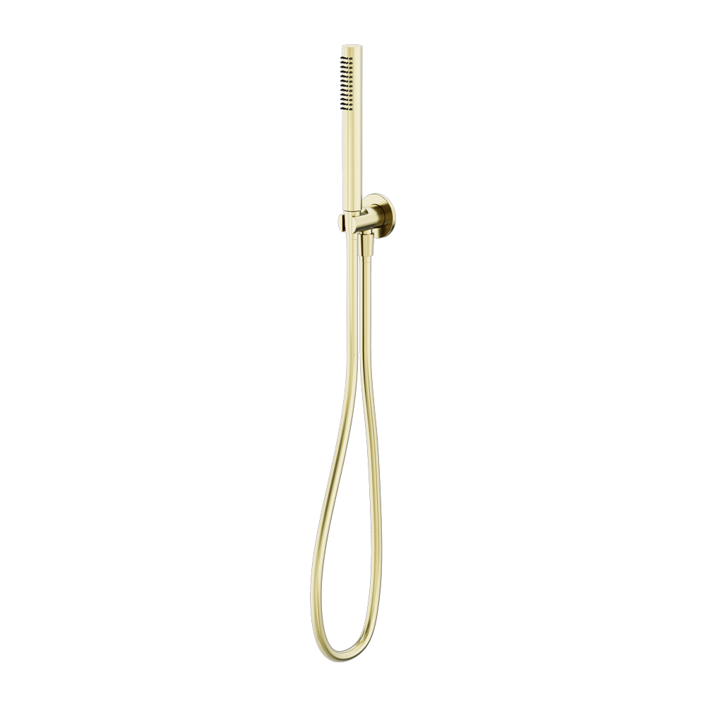 SLIM SHOWER ON BRACKET CHROME (NR307CH) BRUSHED GOLD