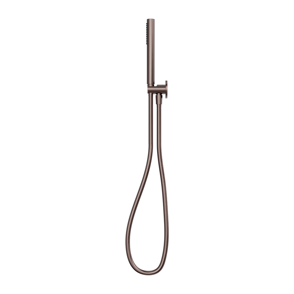 SLIM SHOWER ON BRACKET CHROME (NR307CH) BRUSHED BRONZE