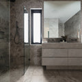 SLIM SHOWER ON BRACKET CHROME (NR307CH) GUN METAL GREY