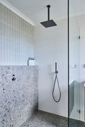 SLIM SHOWER ON BRACKET CHROME (NR307CH) GUN METAL GREY