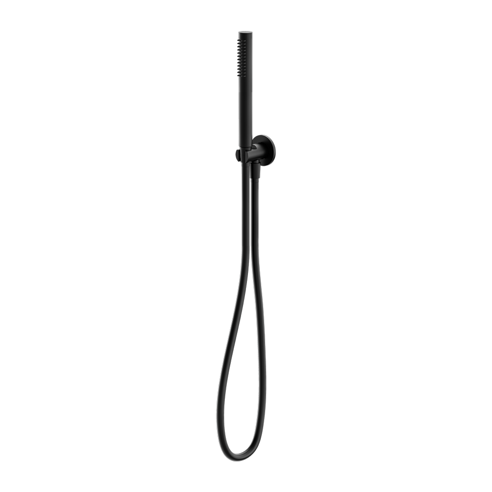SLIM SHOWER ON BRACKET CHROME (NR307CH) MATTE BLACK