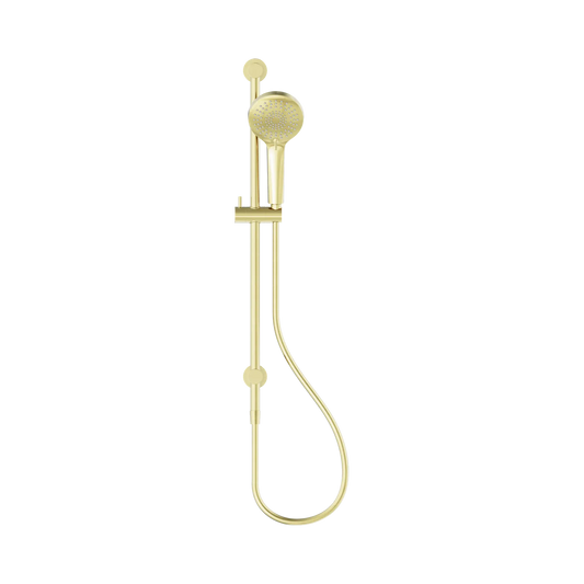 3 FUNCTION SHOWER RAIL BRUSHED GOLD