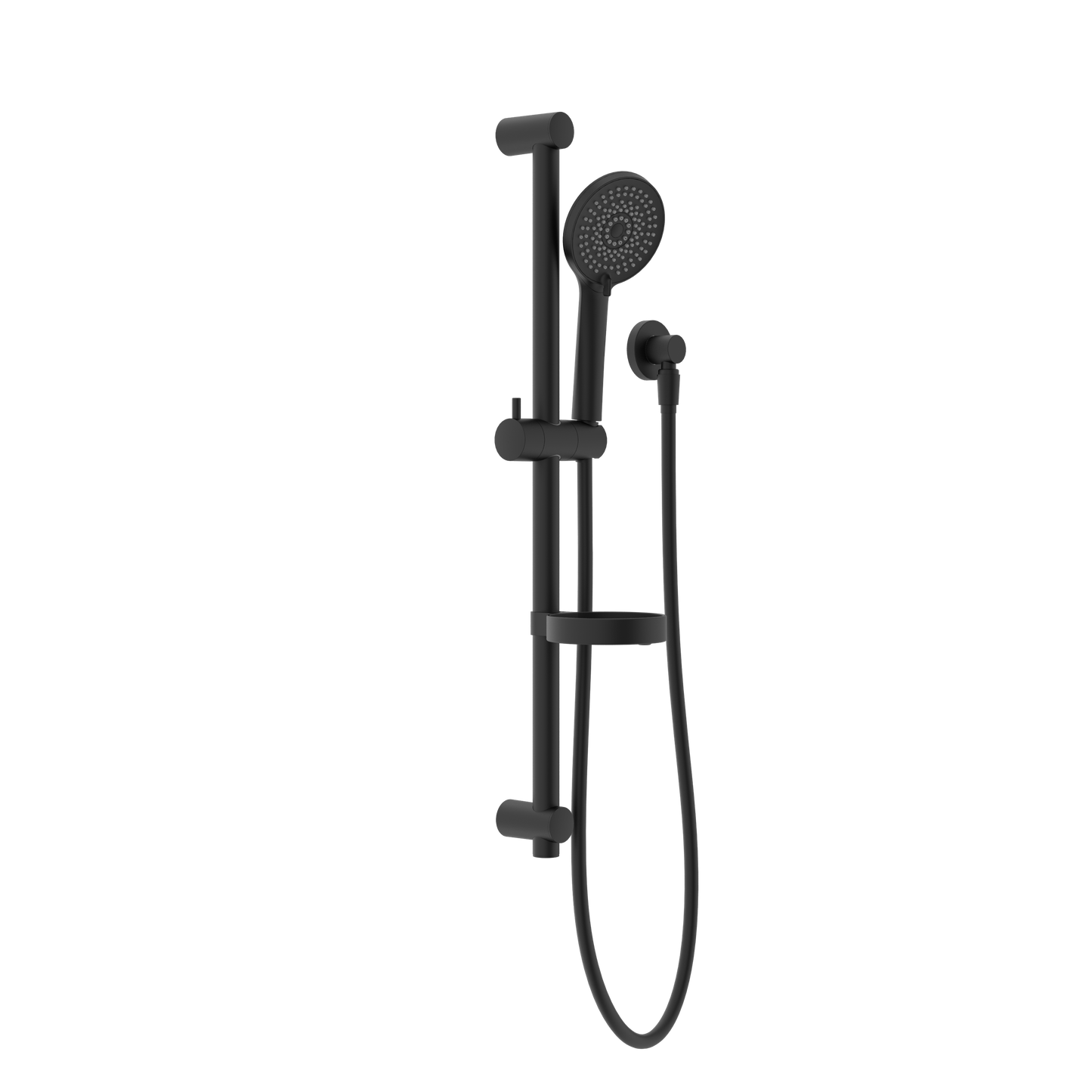 BUILDER PROJECT SHOWER RAIL MATTE BLACK