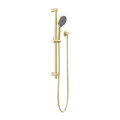 ROUND METAL PROJECT RAIL SHOWER BRUSHED GOLD