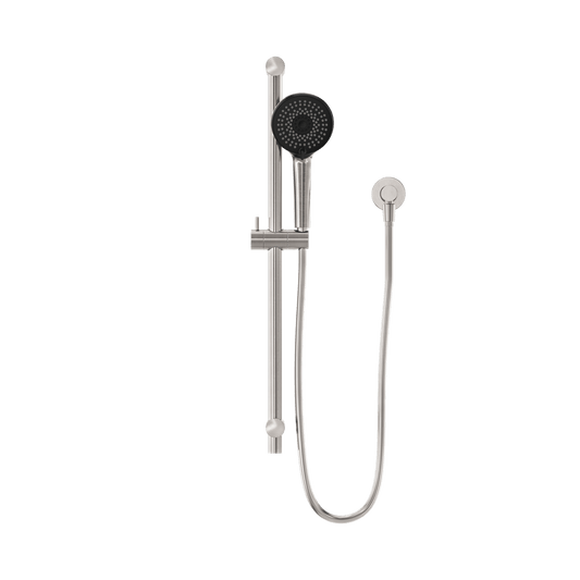 ROUND METAL PROJECT RAIL SHOWER BRUSHED NICKEL