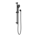 ROUND METAL PROJECT RAIL SHOWER MATTE BLACK