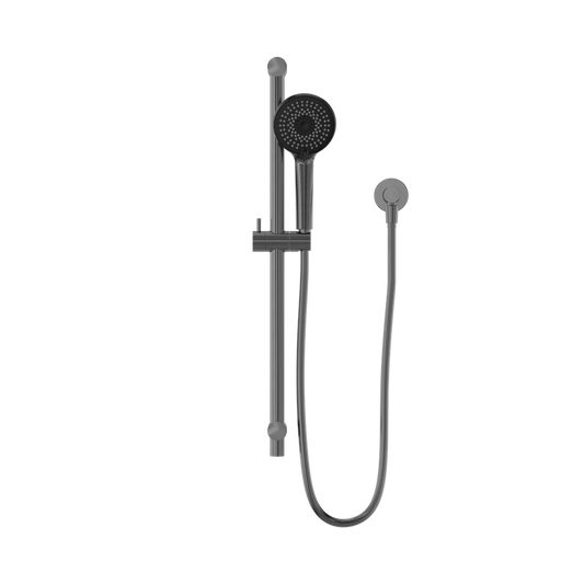 ROUND METAL PROJECT SHOWER RAIL 4 STAR RATING GUN METAL