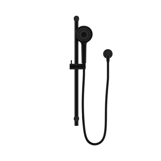 ROUND METAL PROJECT SHOWER RAIL 4 STAR RATING MATTE BLACK