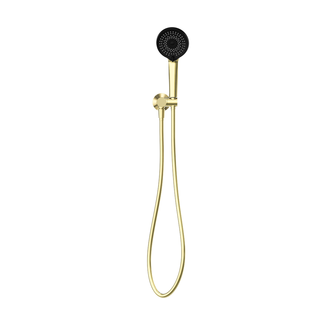 PROJECT ROUND SHOWER ON BRACKET 4 STAR RATING BRUSHED GOLD