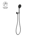 PROJECT ROUND SHOWER ON BRACKET 4 STAR RATING GUN METAL