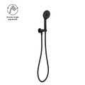 PROJECT ROUND SHOWER ON BRACKET 4 STAR RATING MATTE BLACK