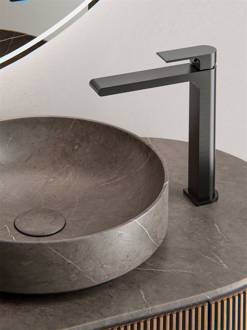BIANCA TALL BASIN MIXER GUN METAL GREY