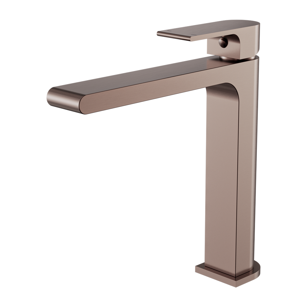 BIANCA MID TALL BASIN MIXER BRUSHED BRONZE