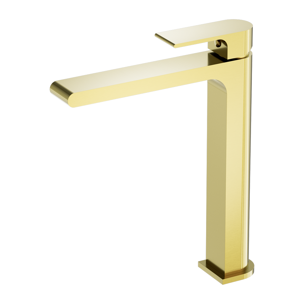 BIANCA TALL BASIN MIXER BRUSHED GOLD