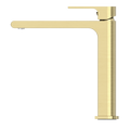 BIANCA MID TALL BASIN MIXER BRUSHED GOLD