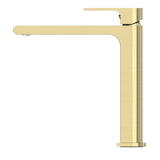 BIANCA MID TALL BASIN MIXER BRUSHED GOLD