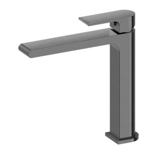 BIANCA MID TALL BASIN MIXER GUN METAL GREY
