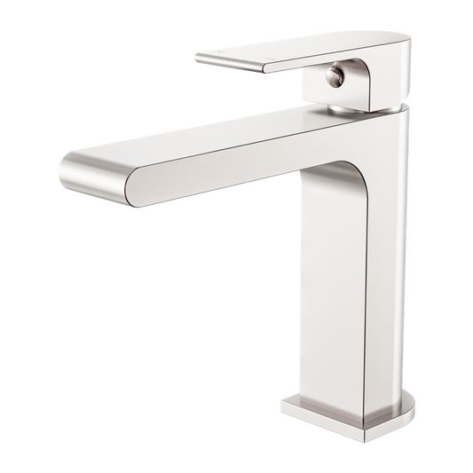 BIANCA BASIN MIXER STRAIGHT SPOUT BRUSHED NICKEL