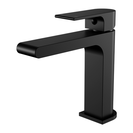 BIANCA BASIN MIXER STRAIGHT SPOUT MATTE BLACK