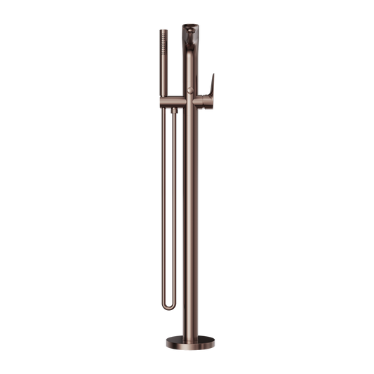 BIANCA FREESTANDING BATH MIXER WITH HAND SHOWER BRUSHED BRONZE