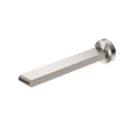 BIANCA FIXED BATH SPOUT ONLY 240MM BRUSHED NICKEL